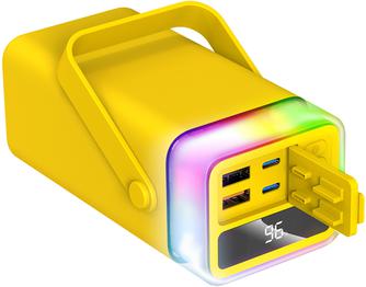 Портативное зарядное устройство TFN Aurora RGB 40000mAh Yellow