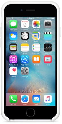 Клип-кейс Apple Silicone Case для iPhone 6/6s White