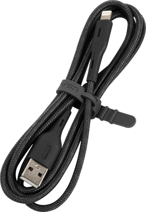 Кабель Usams USB to Apple Lightning 1.2m Black