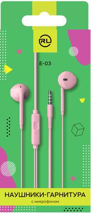 Наушники Red Line E03 Pink