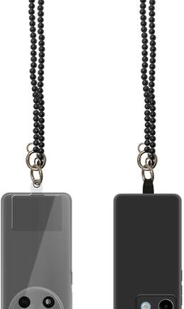 Шнурок Krutoff Бусы для телефона и ключей 1.1m Black