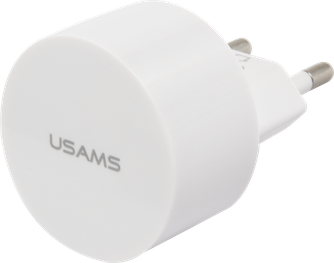 Зарядное устройство Usams XTXLOGT18MC05 с кабелем microUSB White
