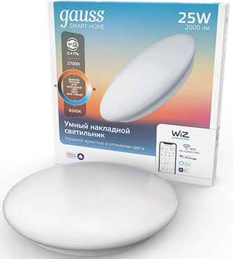 Умный светильник Gauss Smart Home CL DIM CCT White