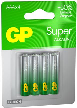 Батарейки GP Super Alkaline G-Tech AAA (4 шт)