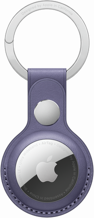Чехол-брелок Apple AirTag Leather Key Ring «Сиреневая глициния»