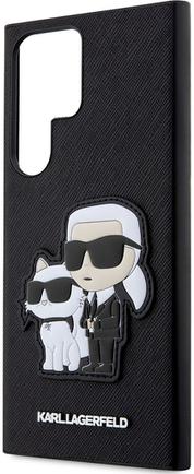 Клип-кейс Karl Lagerfeld Monogram NFT Karl&Choupette для Samsung Galaxy S23 Ultra Black