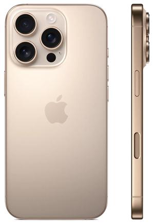 Смартфон Apple iPhone 16 Pro 256GB Desert Titanium (Nano+eSIM)