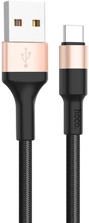 Кабель Hoco RA3 USB to USB-C 1m Black