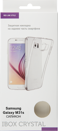 Клип-кейс Red Line iBox Crystal для Samsung Galaxy M31s Transparent
