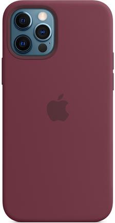 Клип-кейс Apple Silicone Case with MagSafe для iPhone 12/12 Pro Сливовый