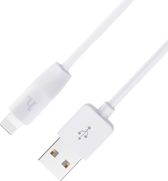 Кабель Hoco RA2 USB to Apple Lightning 1m White