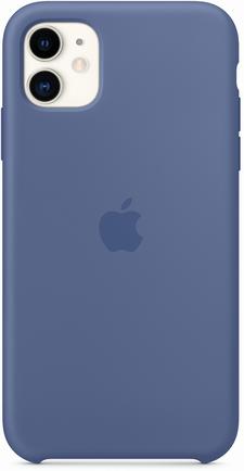 Клип-кейс Apple Silicone Case для iPhone 11 «Синий лён»