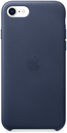 Клип-кейс Apple Leather Case для iPhone SE Тёмно-синий