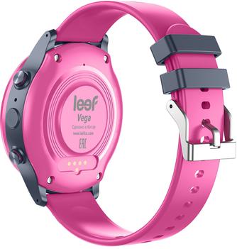 Умные часы Leef Vega 4G Pink/Gray