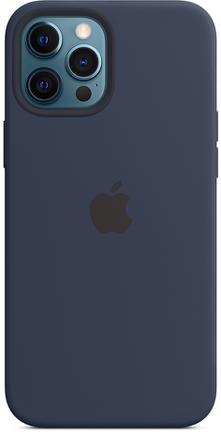 Клип-кейс Apple Silicone Case with MagSafe для iPhone 12 Pro Max «Тёмный ультрамарин»