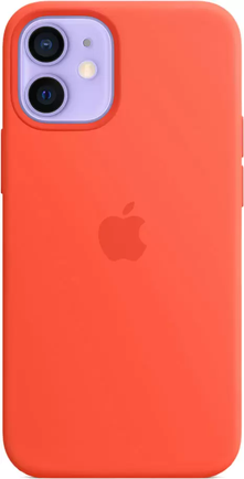 Клип-кейс Apple Silicone Case with MagSafe для iPhone 12 mini «Солнечный апельсин»