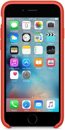 Клип-кейс Apple Silicone Case для iPhone 6/6s Orange