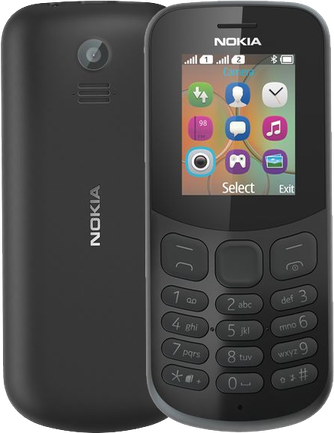Мобильный телефон Nokia 130 Dual SIM TA-1017 Black