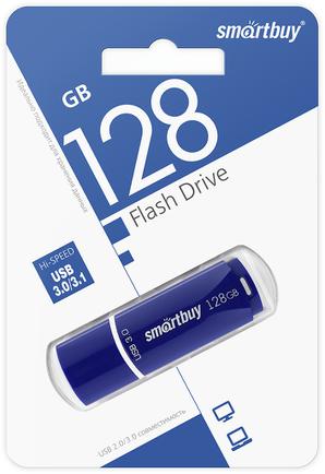 USB-накопитель SmartBuy Crown 128GB USB 3.0 Blue