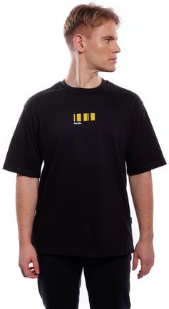 футболка с полосами чёрная 4XL–5XL