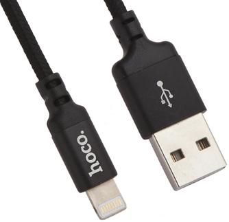 Изображение товара Кабель Hoco X14 USB to Apple Lightning 1м черный