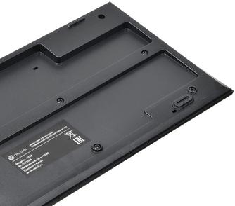 Клавиатура проводная Oklick 120M Black