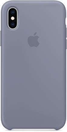 Клип-кейс Apple Silicone Case для iPhone Xs «Тёмная лаванда»