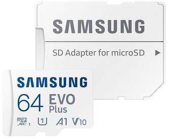 Изображение товара Карта памяти Samsung Evo Plus MB-MC64KA/EU microSDXC U1 Class 10 64GB