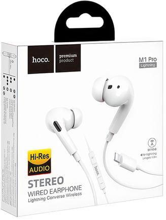 Наушники Hoco M1 Pro Apple Lightning Белые