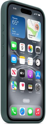 Клип-кейс Apple Silicone Case with MagSafe для Apple iPhone 16 Lake Green