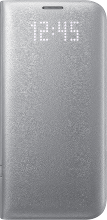 Чехол-книжка Samsung LED View для Samsung Galaxy S7 Edge Silver