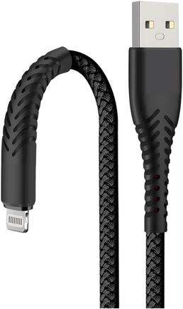Кабель BoraSCO USB to Apple Lightning 3A 1m Black