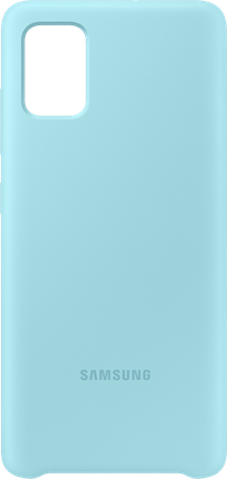 Клип-кейс Samsung Silicone Cover A51 Blue