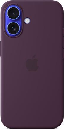 Клип-кейс Apple Silicone Case with MagSafe для Apple iPhone 16 Plum