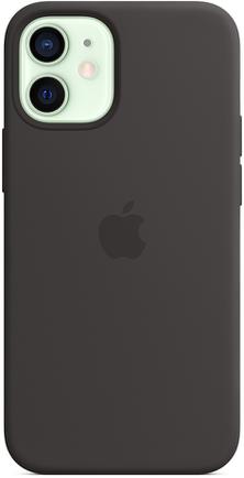 Клип-кейс Apple Silicone Case with MagSafe для iPhone 12 mini Чёрный