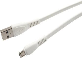 Кабель Hoco X40 USB to microUSB 1m White