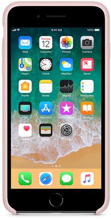 Клип-кейс Apple Silicone Case для iPhone 7/8 Plus «Розовый песок»