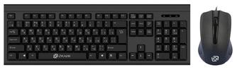 Комплект клавиатура и мышь Oklick 600M Black