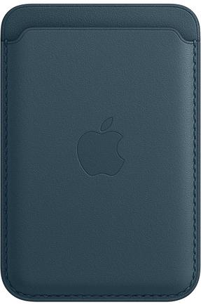 Чехол-бумажник Apple Leather Wallet with MagSafe для iPhone 12 «Балтийский синий»