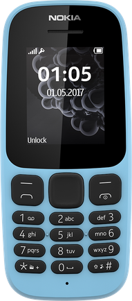 Мобильный телефон Nokia 105 TA-1203 Blue