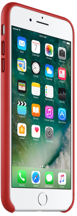 Клип-кейс Apple Leather Case для iPhone 7 Plus (PRODUCT) RED