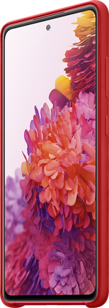 Клип-кейс Samsung Silicone Cover S20 FE Red