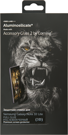 Защитное стекло Corning Full Screen 3D для Samsung Galaxy Note 10 Lite Black