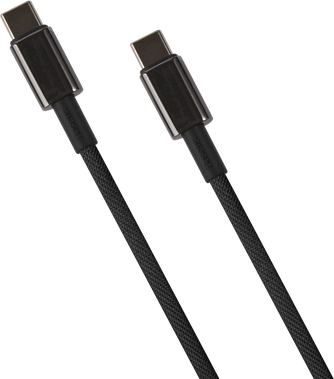 Кабель Baseus Tungsten Gold CATWJ-01 USB-C to USB-C 1m Black