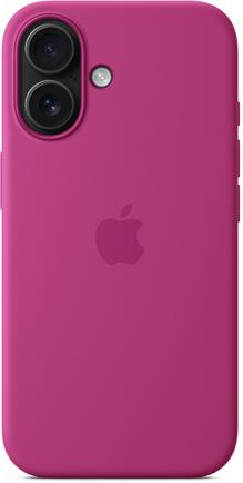 Клип-кейс Apple Silicone Case with MagSafe для Apple iPhone 16 Fuchsia