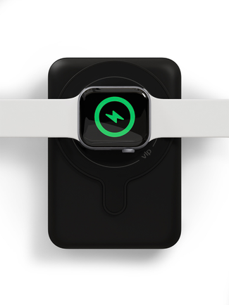 Портативное зарядное устройство VLP Dual Magsafe Qi 5000 mAh Black
