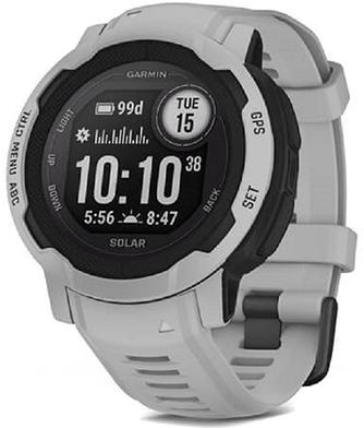 Изображение товара Умные часы Garmin Instinct 2 Solar 45mm Mist Gray с GPS и зарядкой от солнца