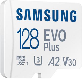 Карта памяти Samsung Evo Plus MB-MC128SA/EU microSDXC U3 128GB с адаптером