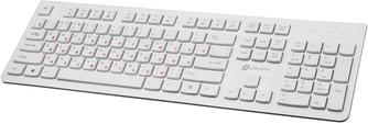 Клавиатура проводная Oklick 505M Slim White