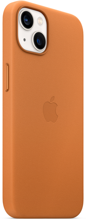 Клип-кейс Apple Leather Case with MagSafe для iPhone 13 «Золотистая охра»